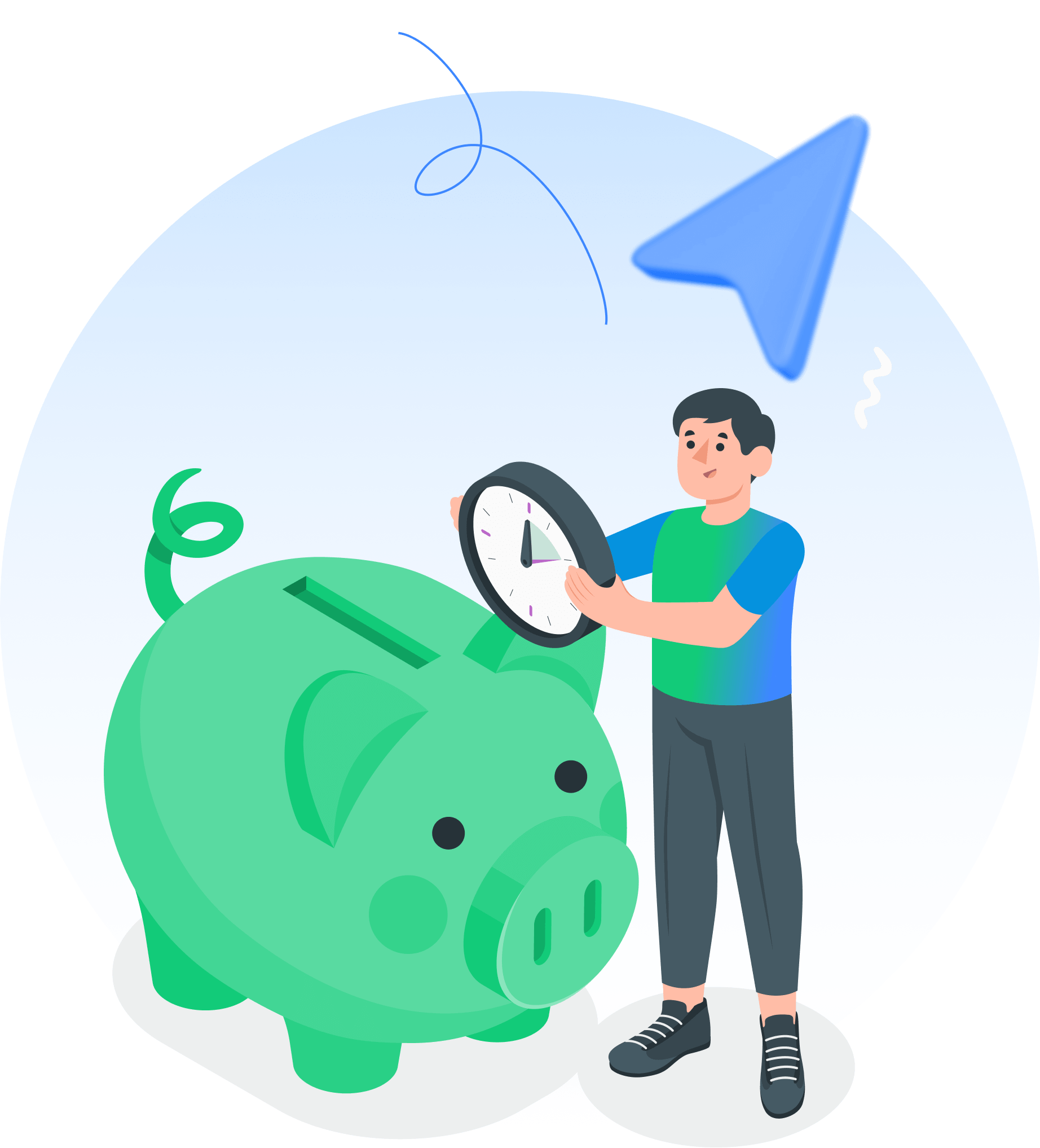 Smart Savings Illustration